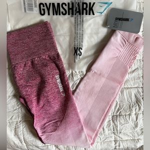 Gymshark Ombré Seamless Leggings Chalk Pink/Beet